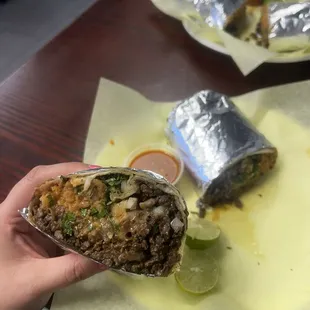 Carne Asada Burrito