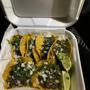 Carne asada tacos