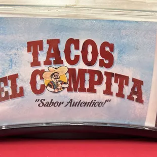 a sign for a restaurant
