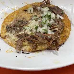 Quesa birria..shredded beef with cheese