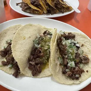 Tripas tacos