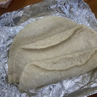 Handmade tortillas