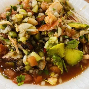 Tostada mixta