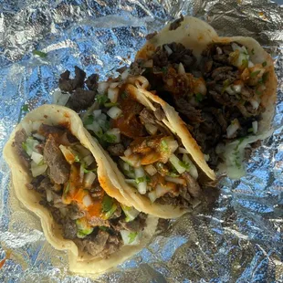 Carne asada tacos