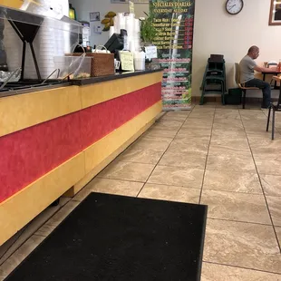 sushi and sashimi, interior