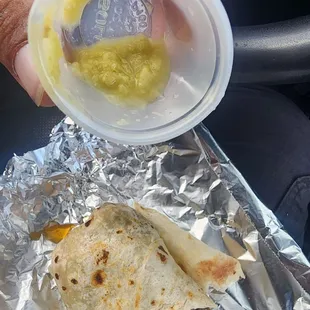 Frozen hor sauce kinda chunky