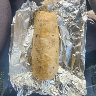 Meh it was ok steak burrito