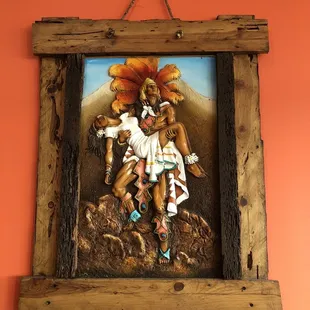 Lady had too much to drink and Aztec warrior