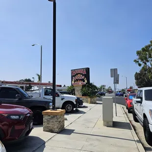 Outside