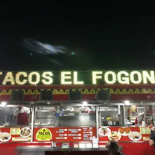 September 21, 2019: Taco Truck in front of Superior Grocers (Parked across the street from Superior)