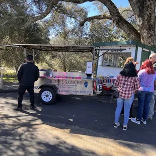 Tacos el Gabacho! Killin&apos; it at Descanso Town Hall Event!