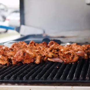 Adobada on the grill.