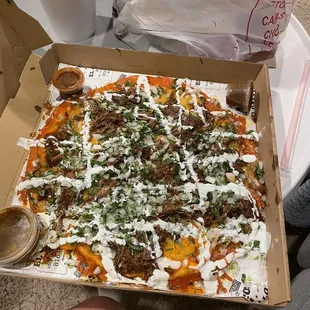 Birria pizza
