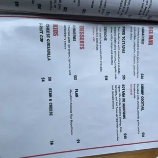 Menu Oct 2024