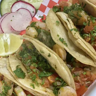 Shrimp tacos
