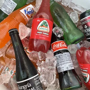 We have can or bottle- water and HORCHATA !!