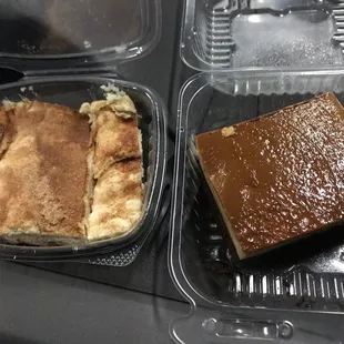 a dessert in a plastic container