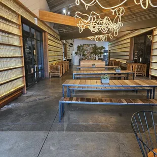 View from front door walking in