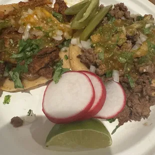 Al pastor and carne asada
