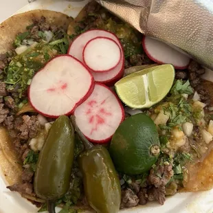 Tacos de asada