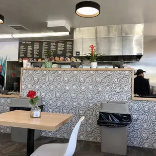 the interior of a restaurant