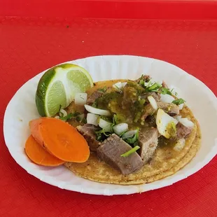 Lengua taco