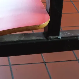 Dust, that had been sitting for ages.