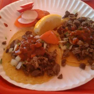 Carne asada tacos