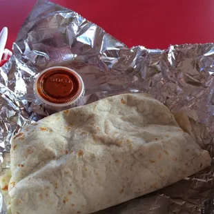 Bean and Cheese Burrito. Their salads is bomb. A lil spicy, but good kick and taste.