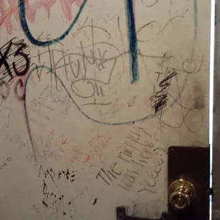 Graffiti everywhere.