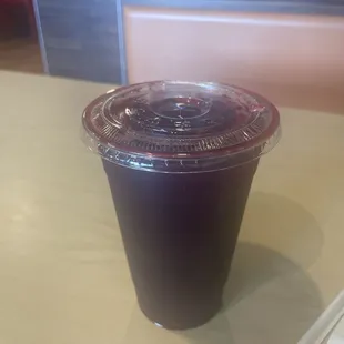 3.50 agua de Jamaica to go with my dollar Wednesday tacos!!