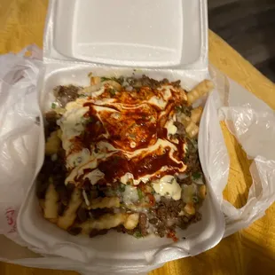 Medium Asas fries no tomato