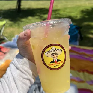 Mango pineapple agua fresca made with fresh fruit