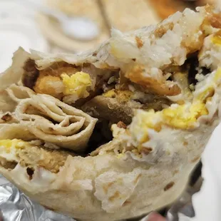 Breakfast burrito is my favorite