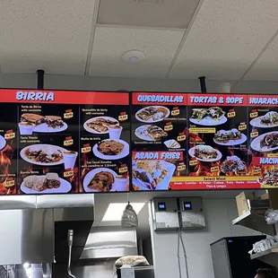 menus and prices