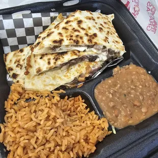 Cabeza Quesadilla combo. The best :)