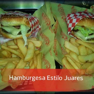 Hamburgesa Estilo Juares