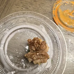 a half eaten food item