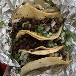 carne asada tacos