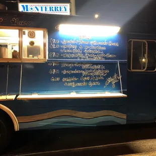 Taco Menu
