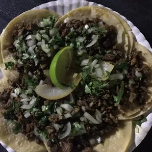 5 Asada tacos