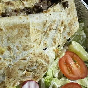 Quesadilla- carne asada