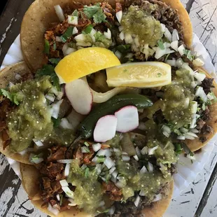 Al Pastor y Carne Asada Tacos