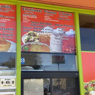 Tacos El Indio: menu