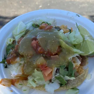 Tacos El Indio: veggie taco