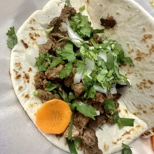 Fajita taco