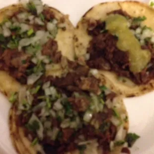 Tacos de cachete y de labio, que rico!