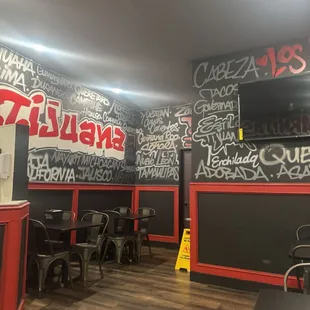 the interior of a restaurant