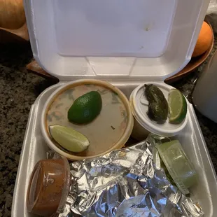 From Groupon special two Beef Birria Cheesy Tacos that also came with soda liter, chicken burrito and pork nachos