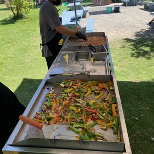 Yummy food in preparation!